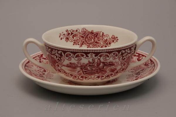 Suppentasse mit Untere Teildekor