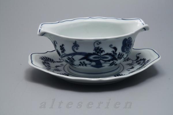 Sauciere mit Teller einteilig