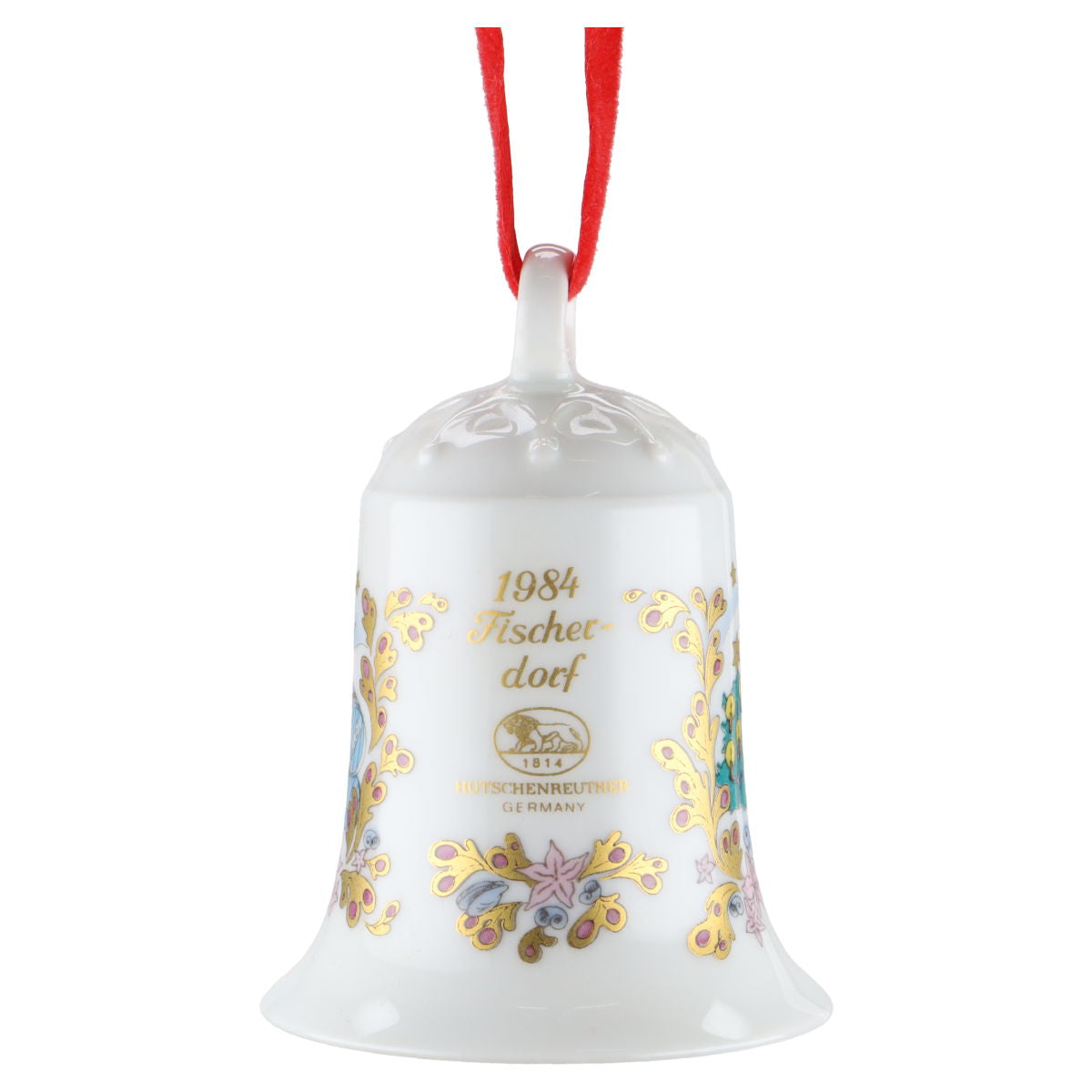 Weihnachtsglocke 1984 - Fischerdorf H 7 cm