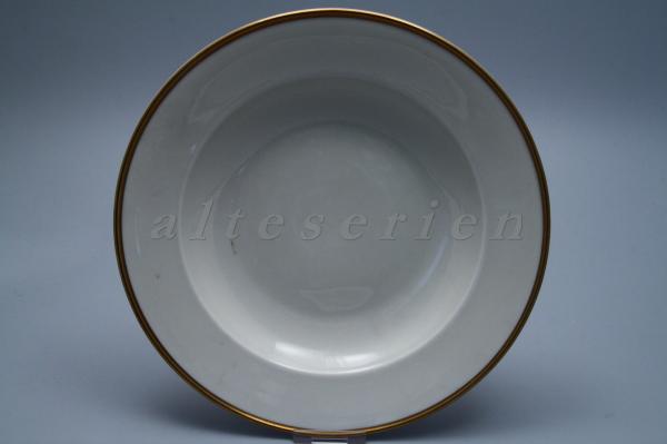 Suppenteller mit breiter Fahne