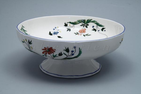Schale auf Fuß klein D 19,4 cm H 7,8 cm