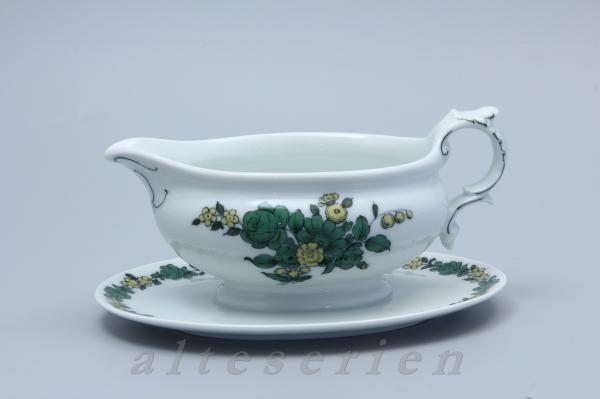 Sauciere mit Teller einteilig