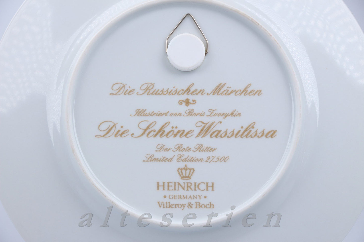 Wandteller Der Rote Ritter