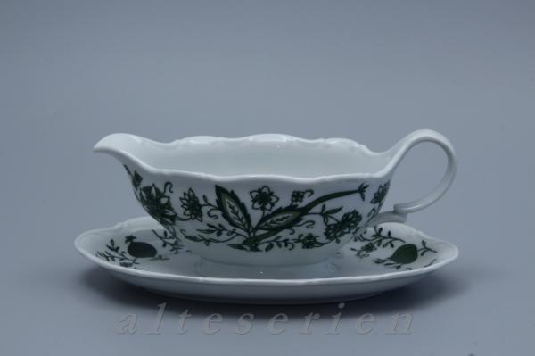 Sauciere mit Teller einteilig