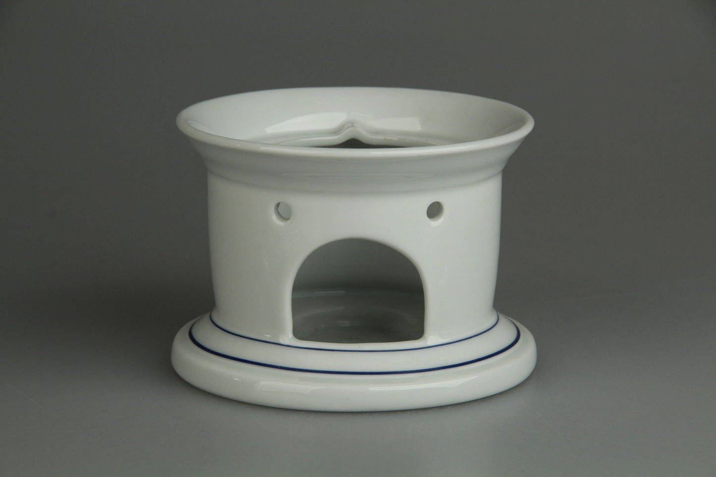 Stövchen einteilig - Blaue Ringe