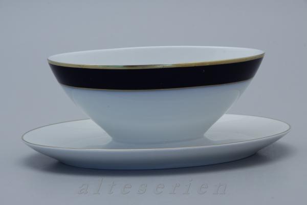 Sauciere mit Teller einteilig