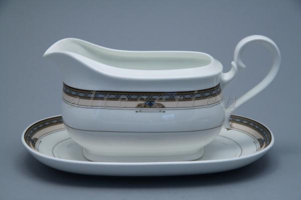 Sauciere mit Teller 2-tlg