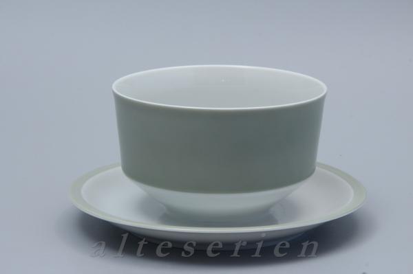 Sauciere mit Teller einteilig