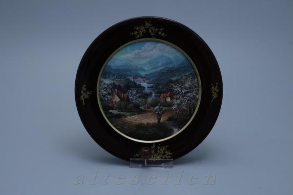 Wandteller Spieluhr Aufbruch in den Frühling