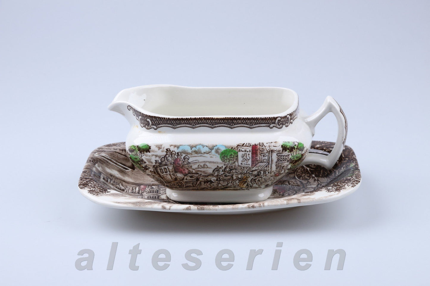 Sauciere mit Teller 2-tlg