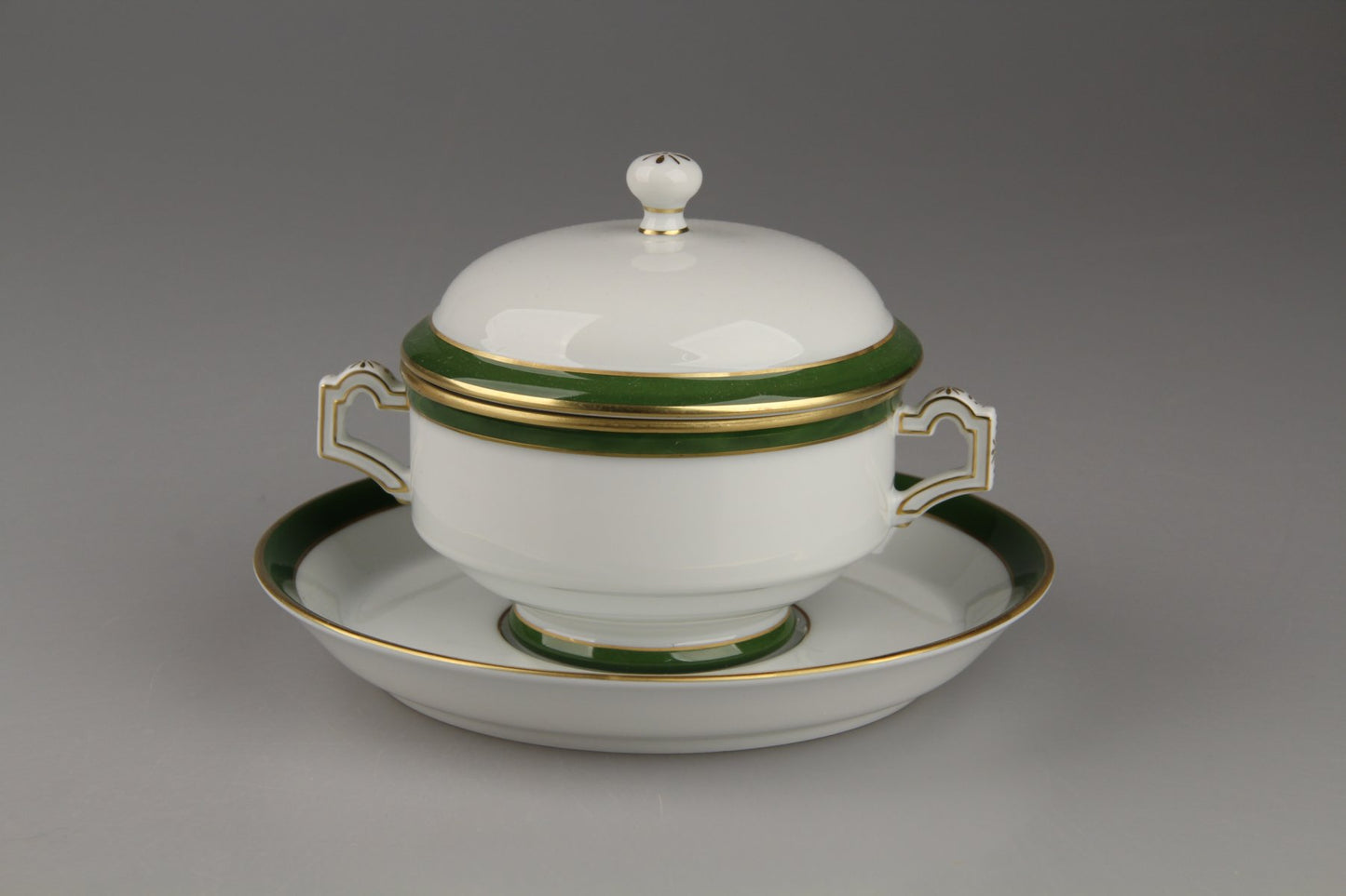 Suppentasse mit Untere mit Deckel 3 tlg.