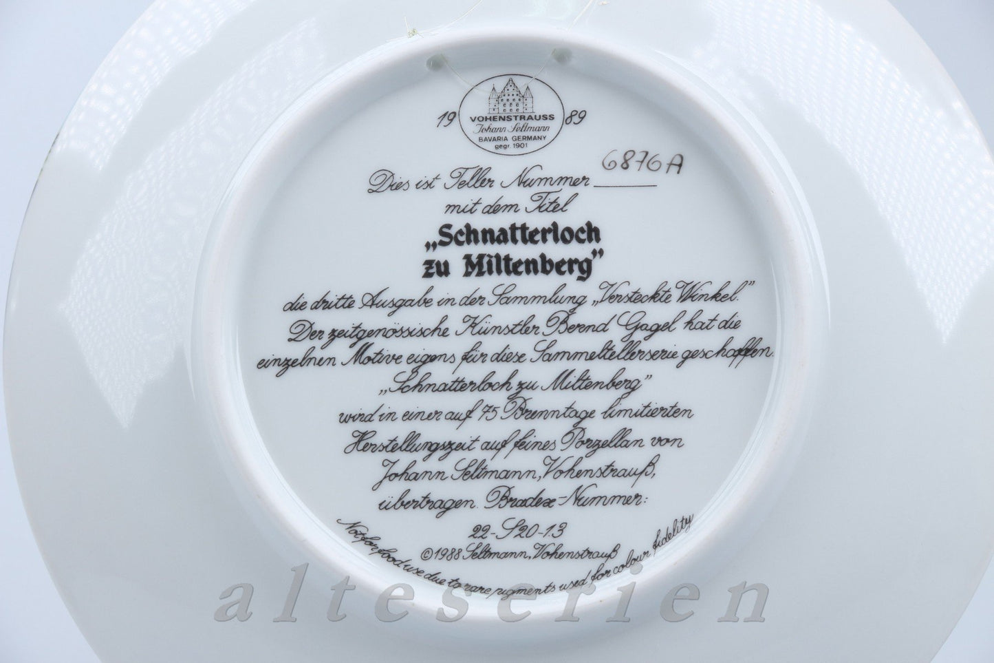 Schnatterloch zu Mittenberg 1989