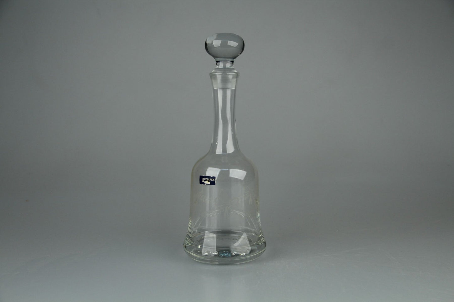 Glasflasche runder Deckel