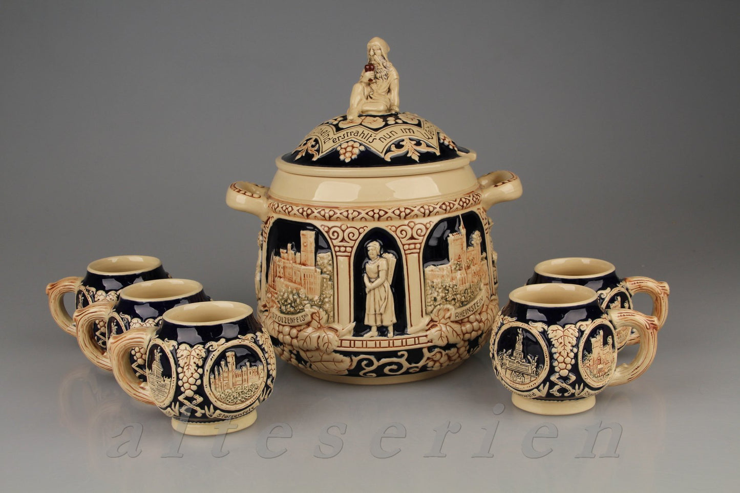 Keramikbowle mi 5 Becher