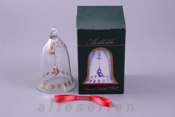 Jahresglocke aus Glas Crystal Year Bell 1996 OVP
