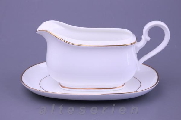 Sauciere mit Teller 2-tlg