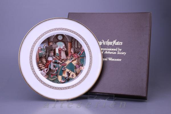 Sammelteller The coming of Galahad to the Round Table