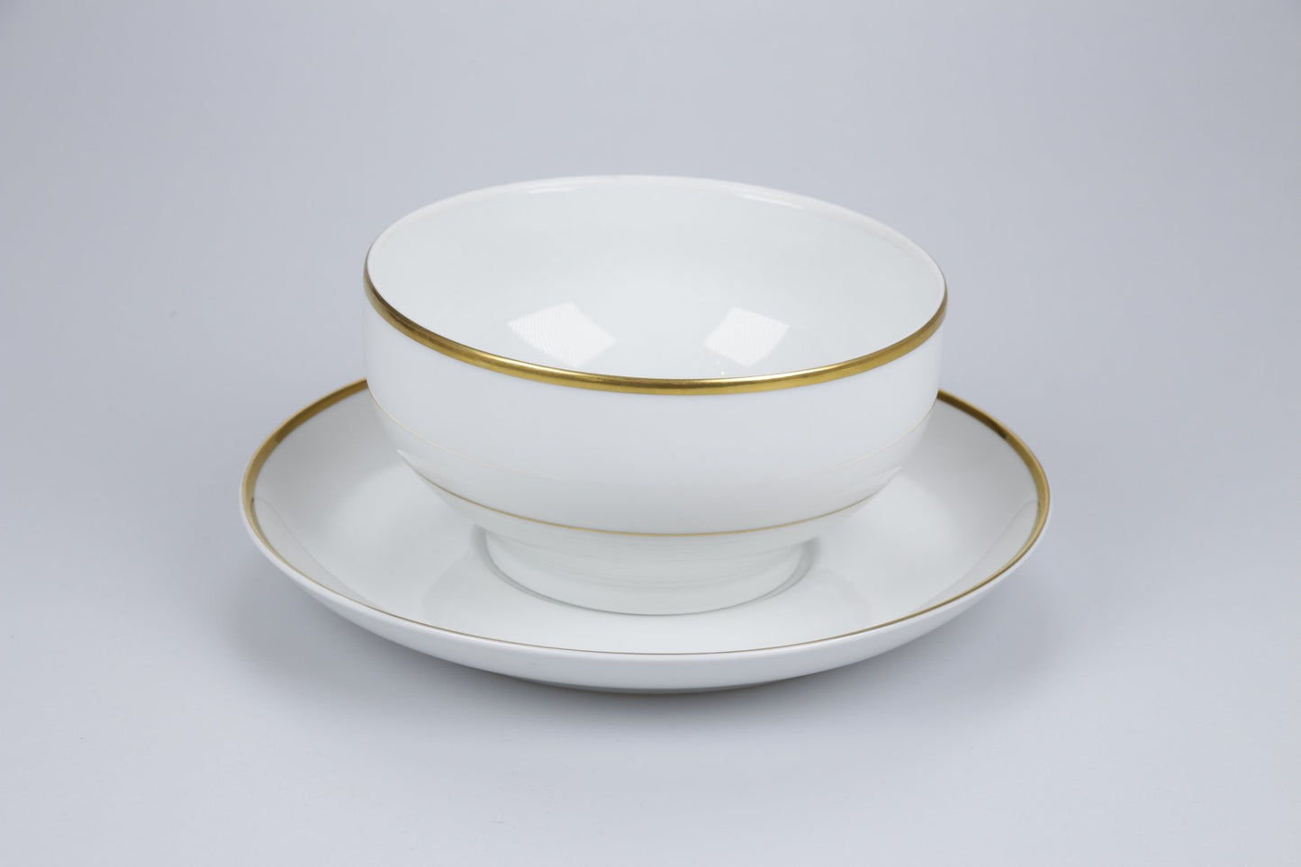 Sauciere mit Teller 2-tlg