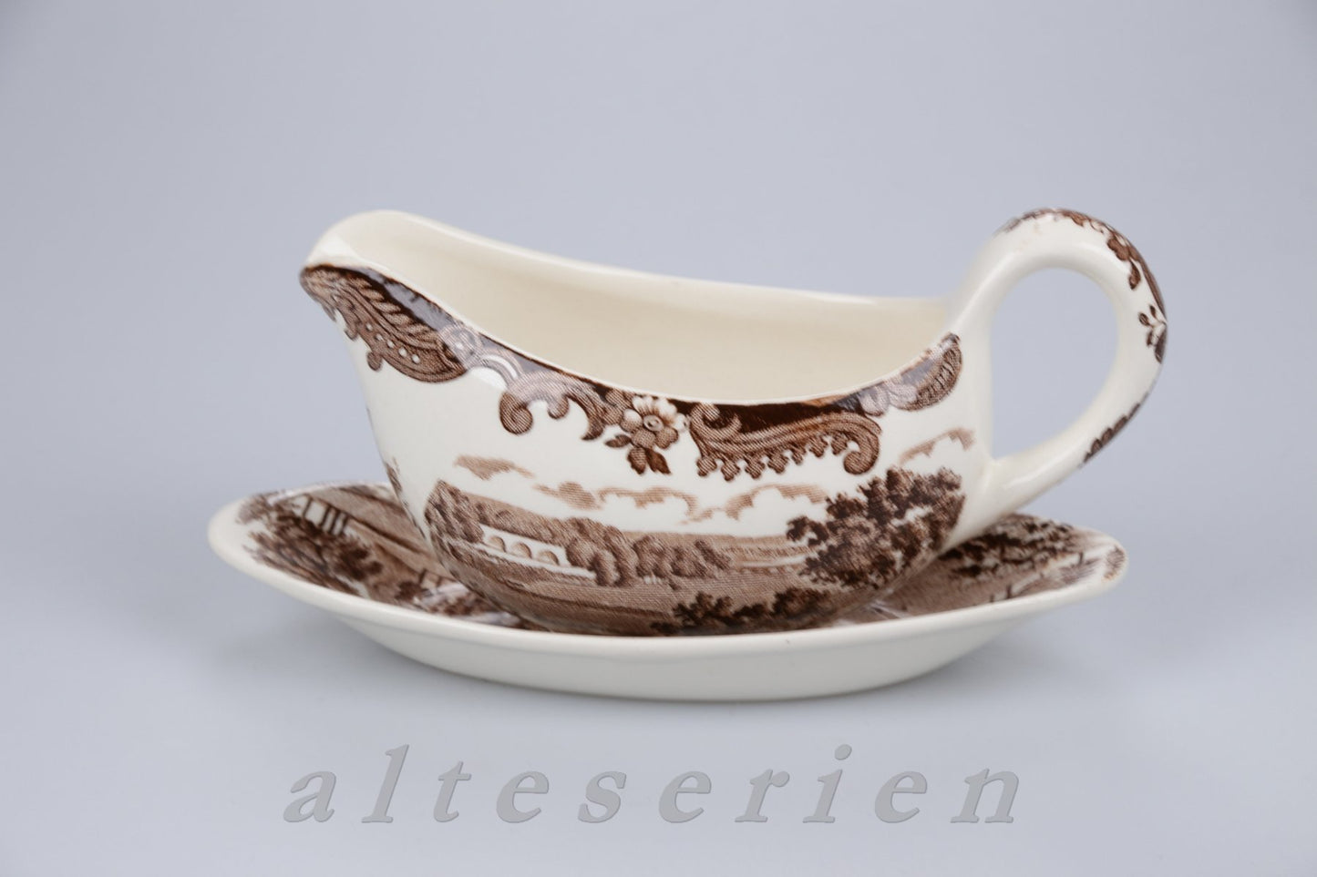 Buttersauciere mit Teller 2tlg.