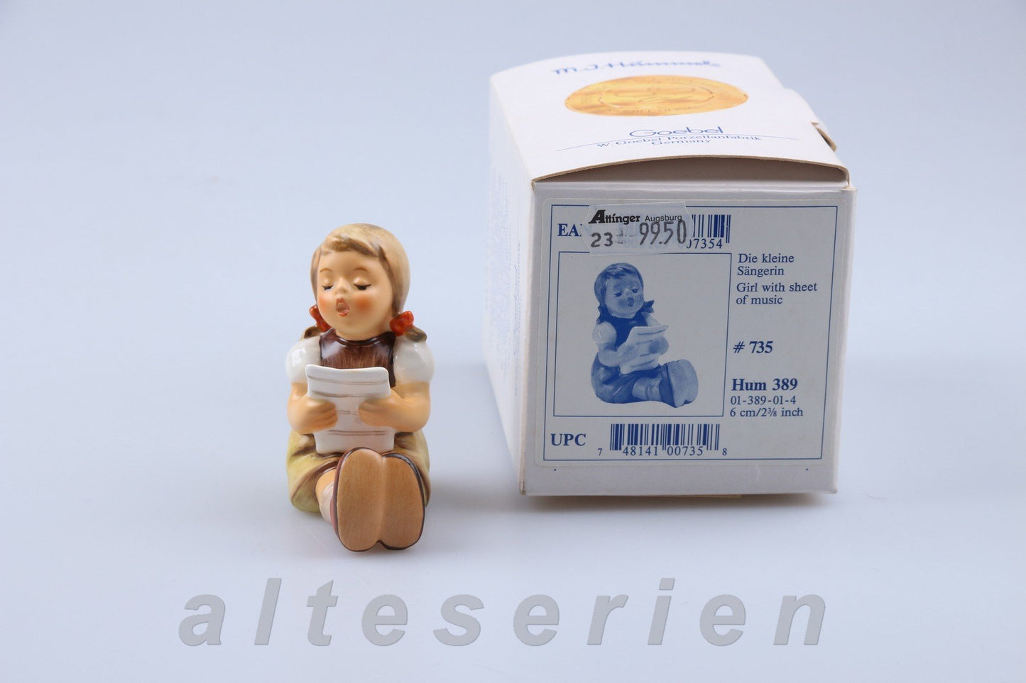 Figur Die kleine Sängerin OVP
