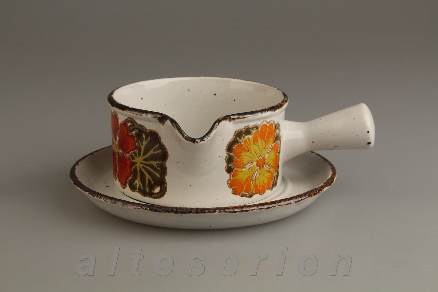 Sauciere mit Teller 2-tlg