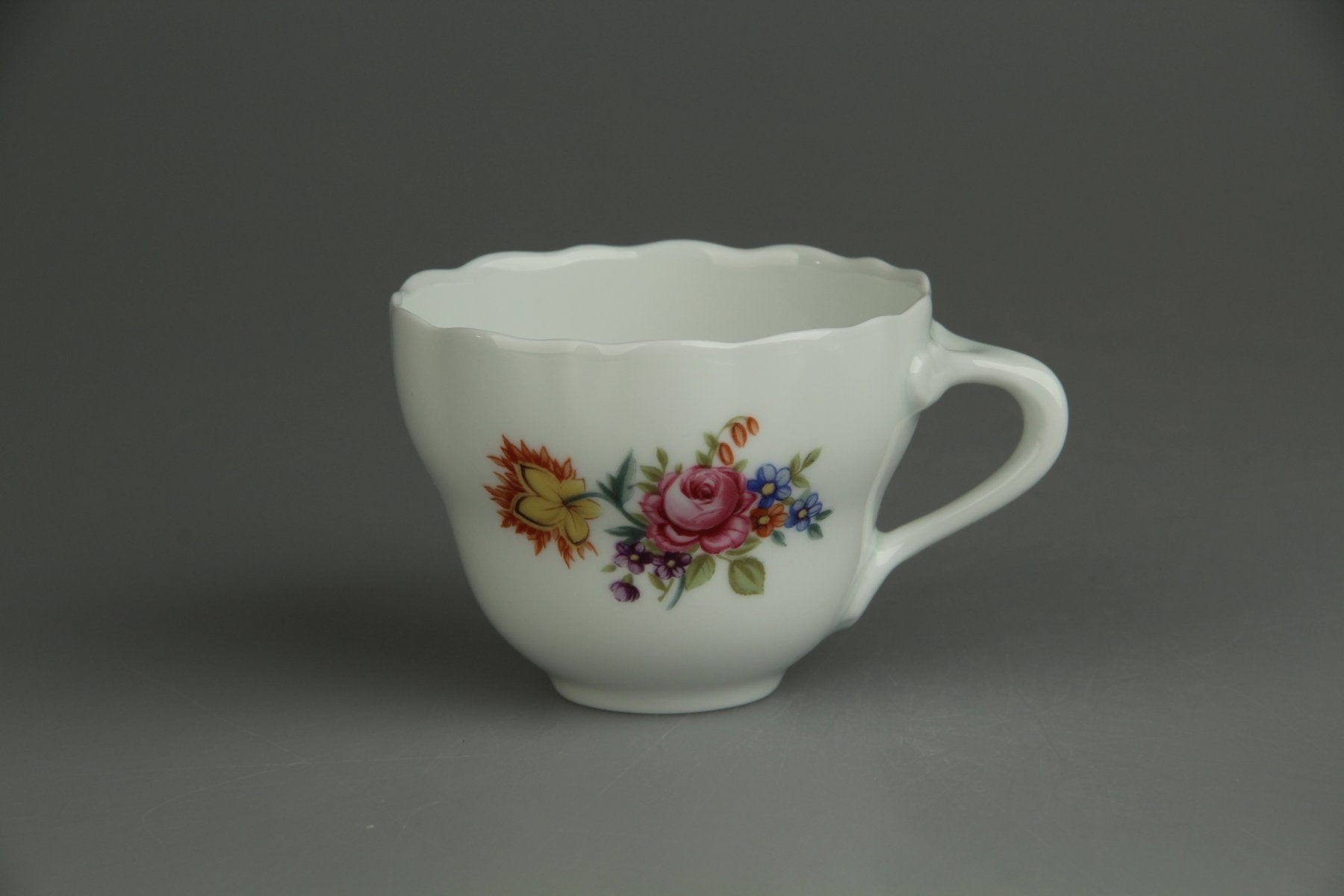 Hutschenreuther Maria Theresia Café Au Lait Cup, Medley, Porcelain, 340 ml 14852