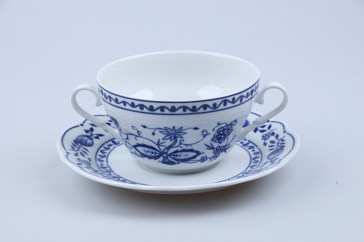 Suppentasse mit Untere gerader Rand