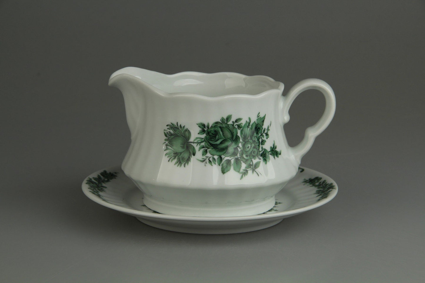 Sauciere mit Teller 2-tlg