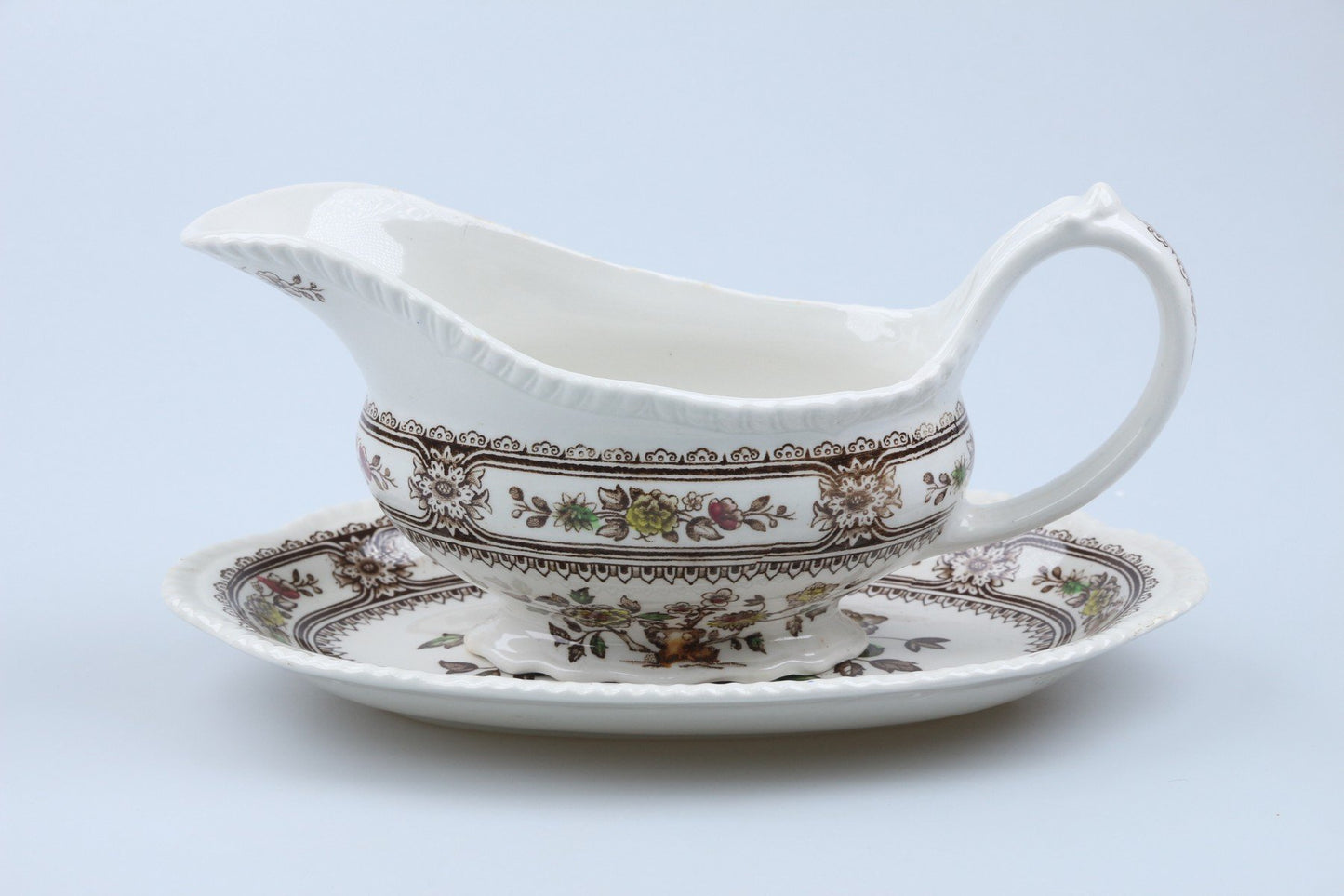 Sauciere mit Teller 2-tlg