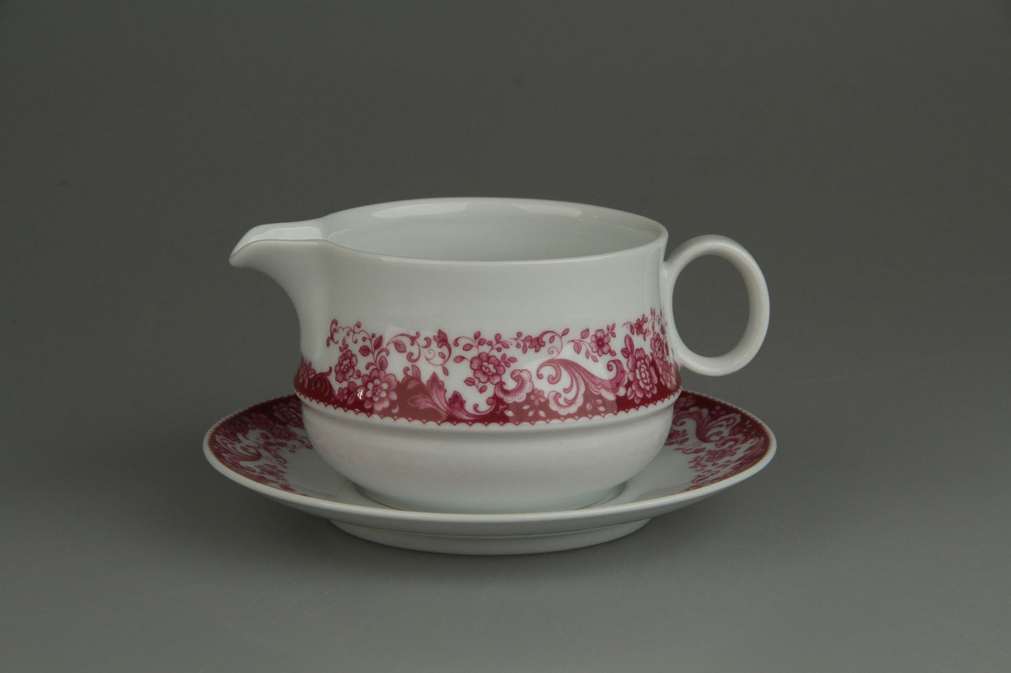 Sauciere mit Teller 2-tlg