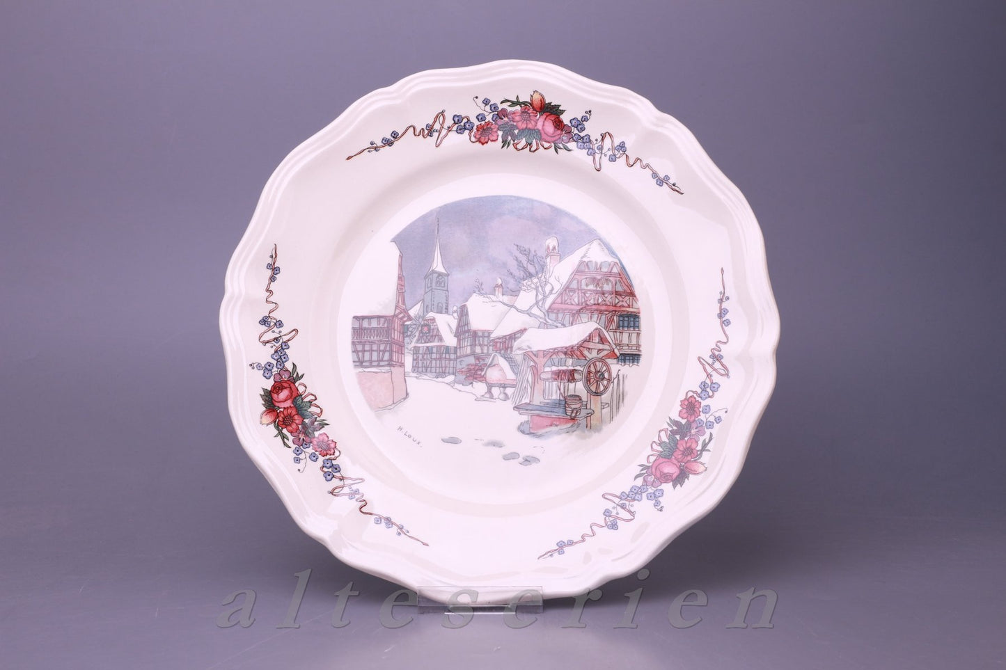 Suppenteller Winterdorf
