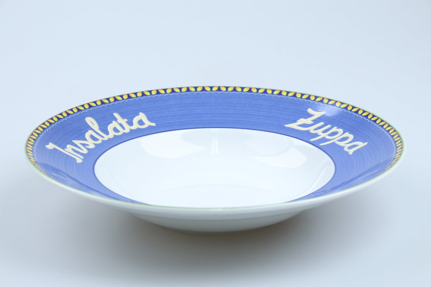 Salat Suppenteller mit Fahne