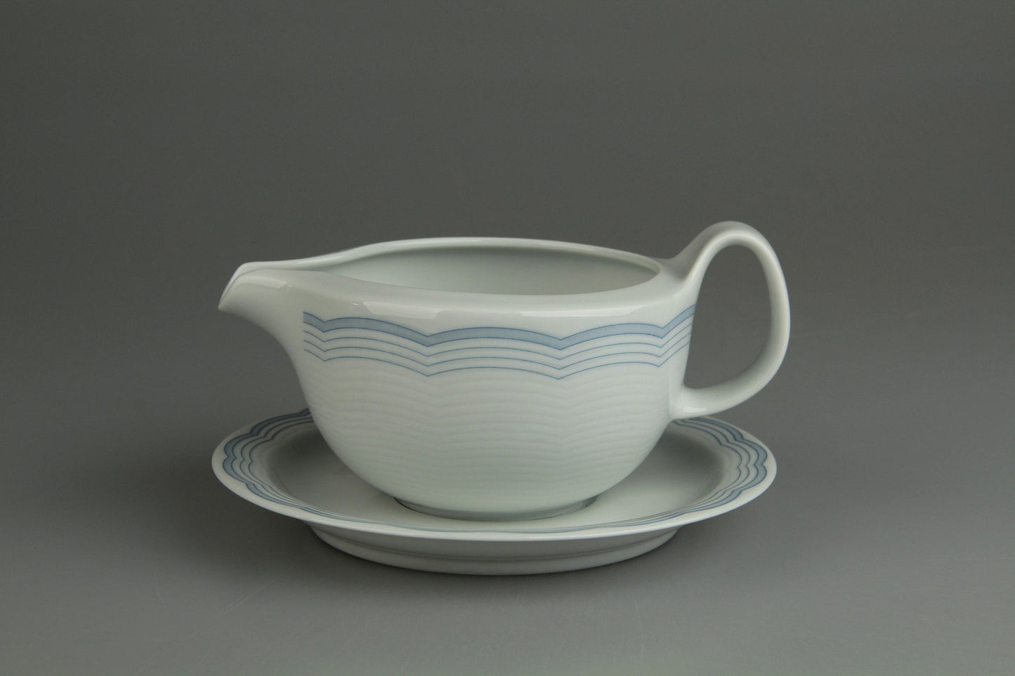 Sauciere mit Teller 2-tlg