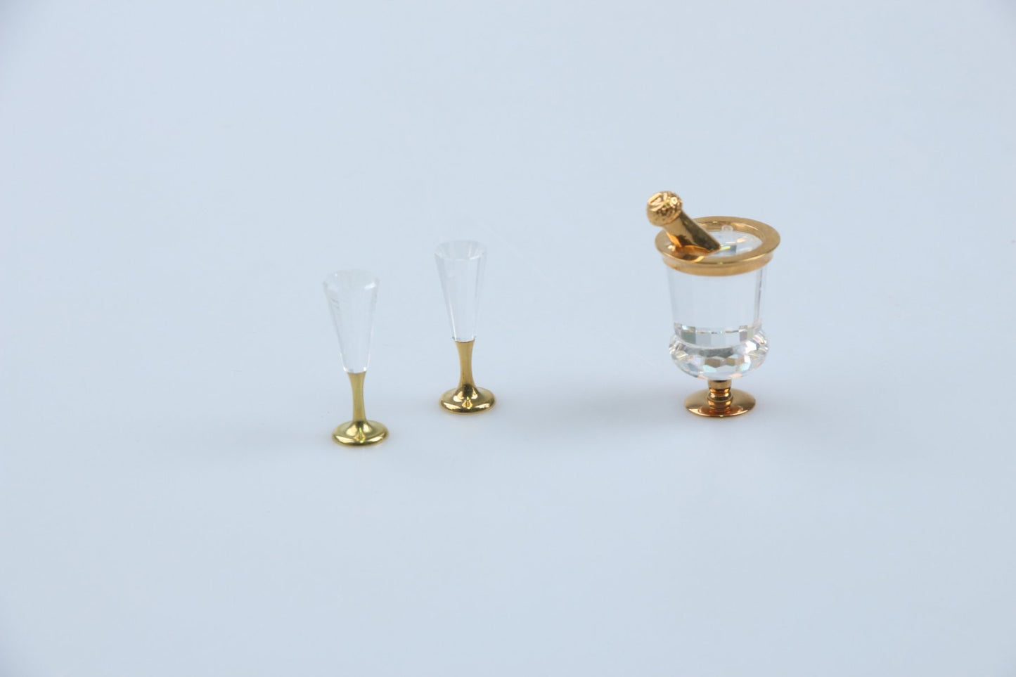 Sektkühler mit 2 Gläsern 3-tlg. ohne OVP