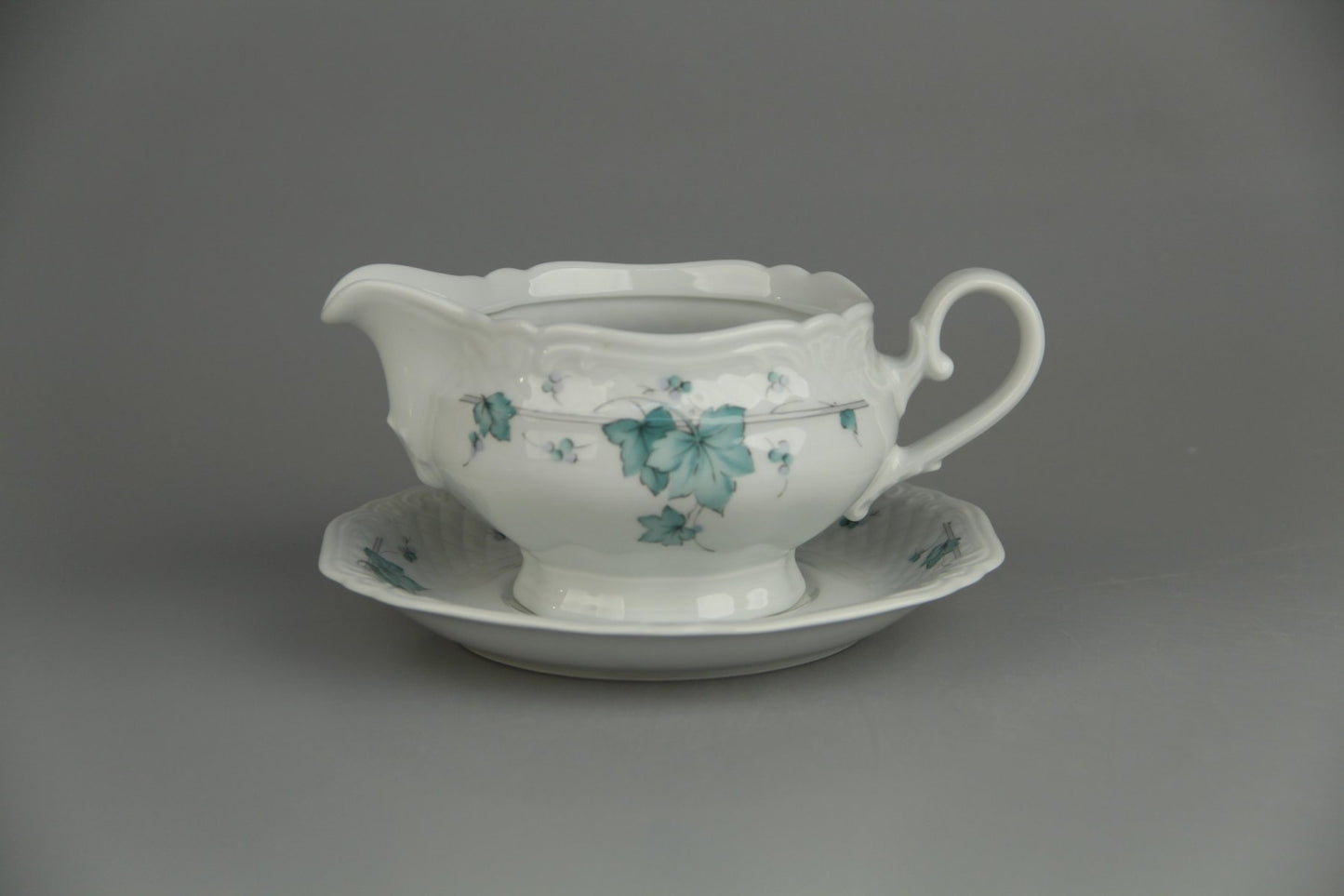 Sauciere mit Teller 2-tlg