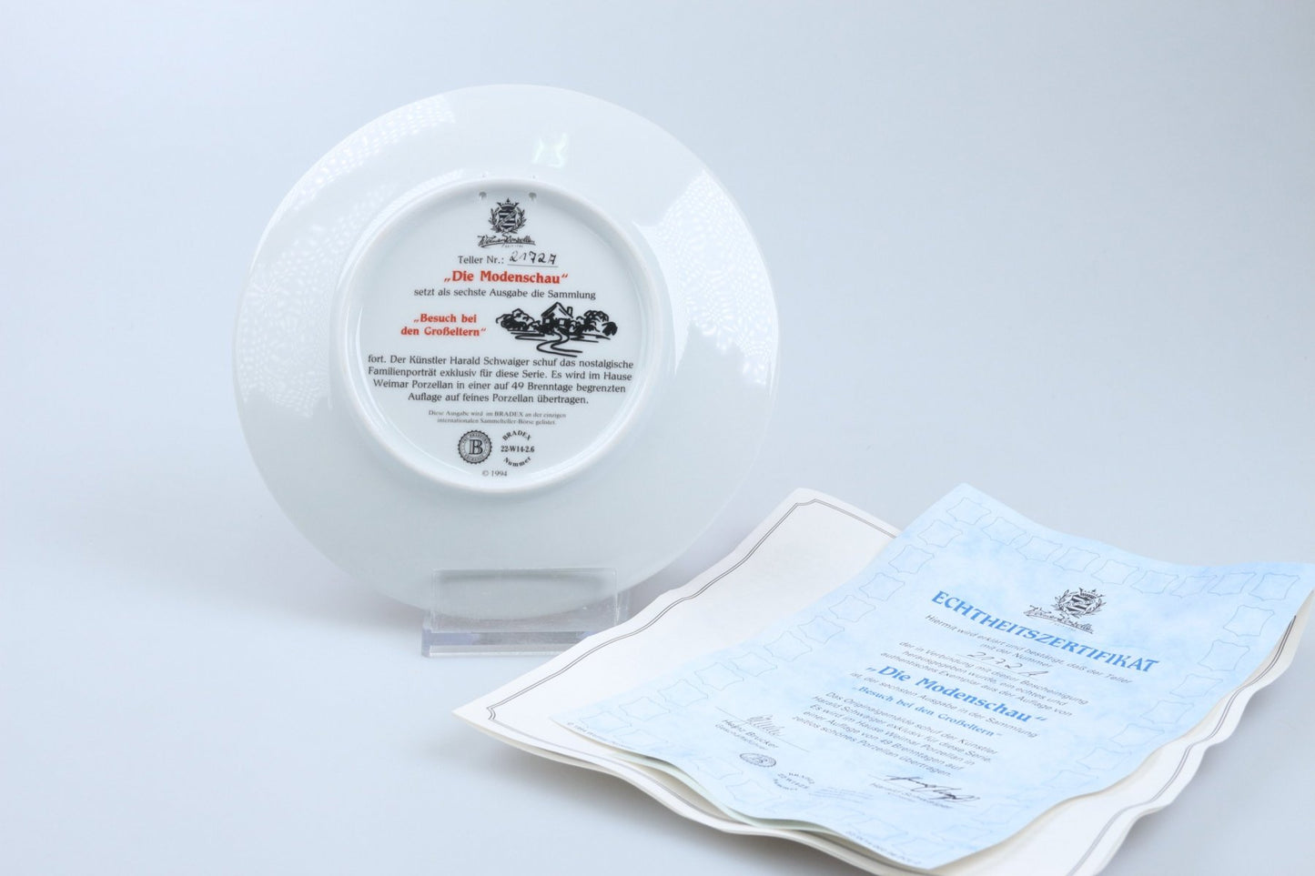 Die Modenschau mit Zertifikat