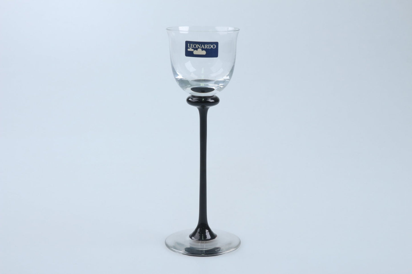 Likörglas schwarzer Stiel