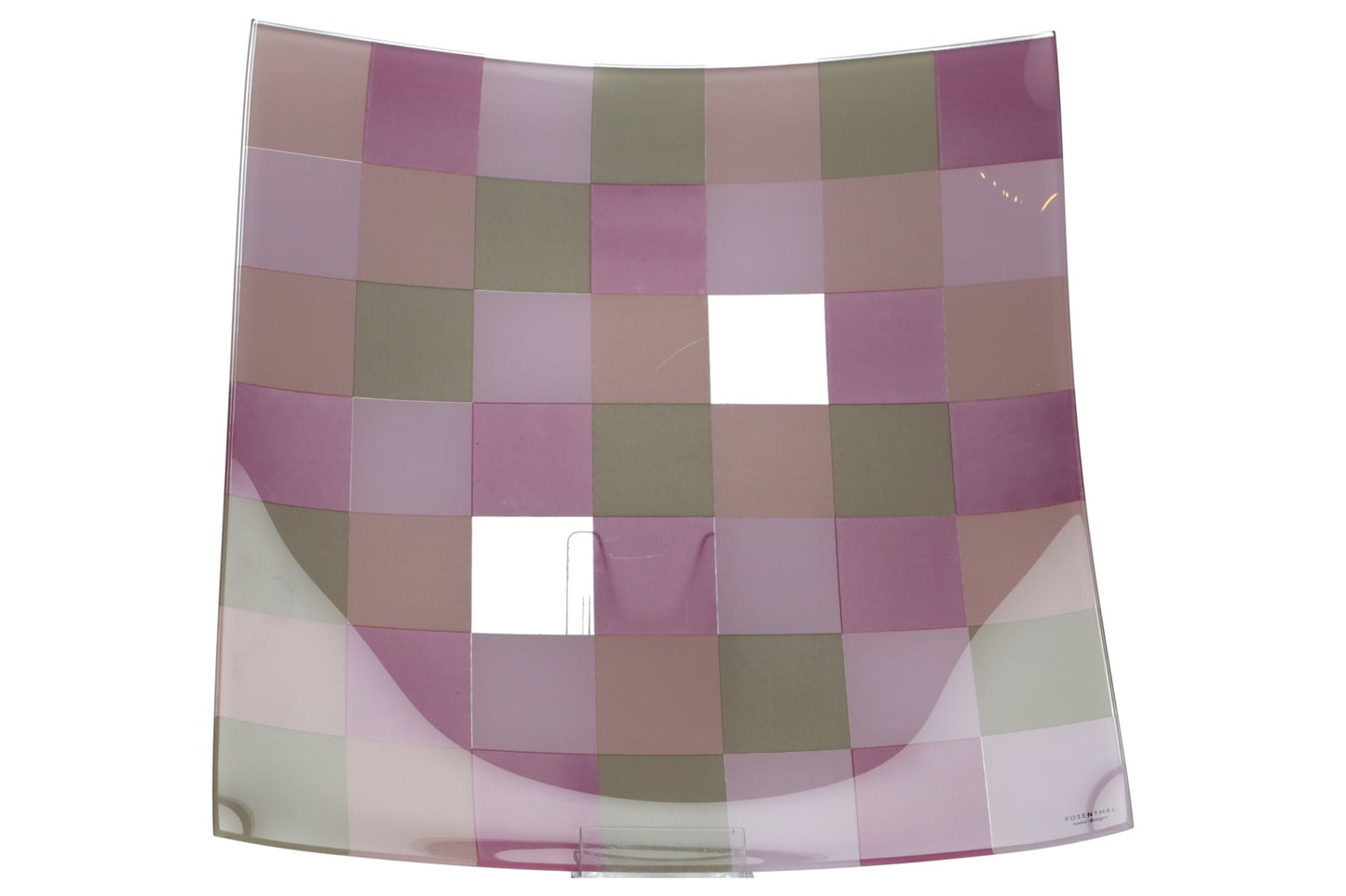 Zierschale groß Home designs Rosa kariert