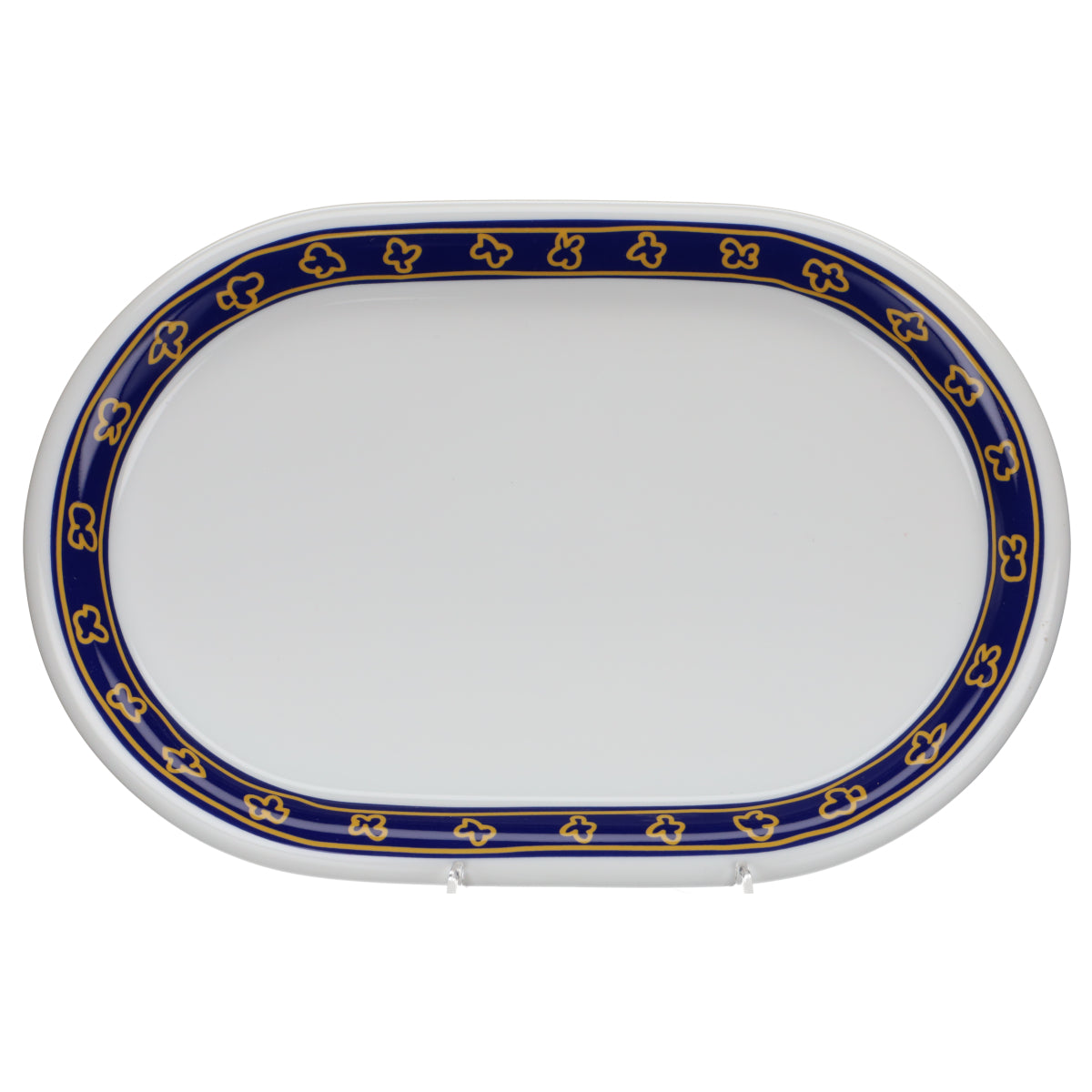 Fleischplatte klein gelb blau