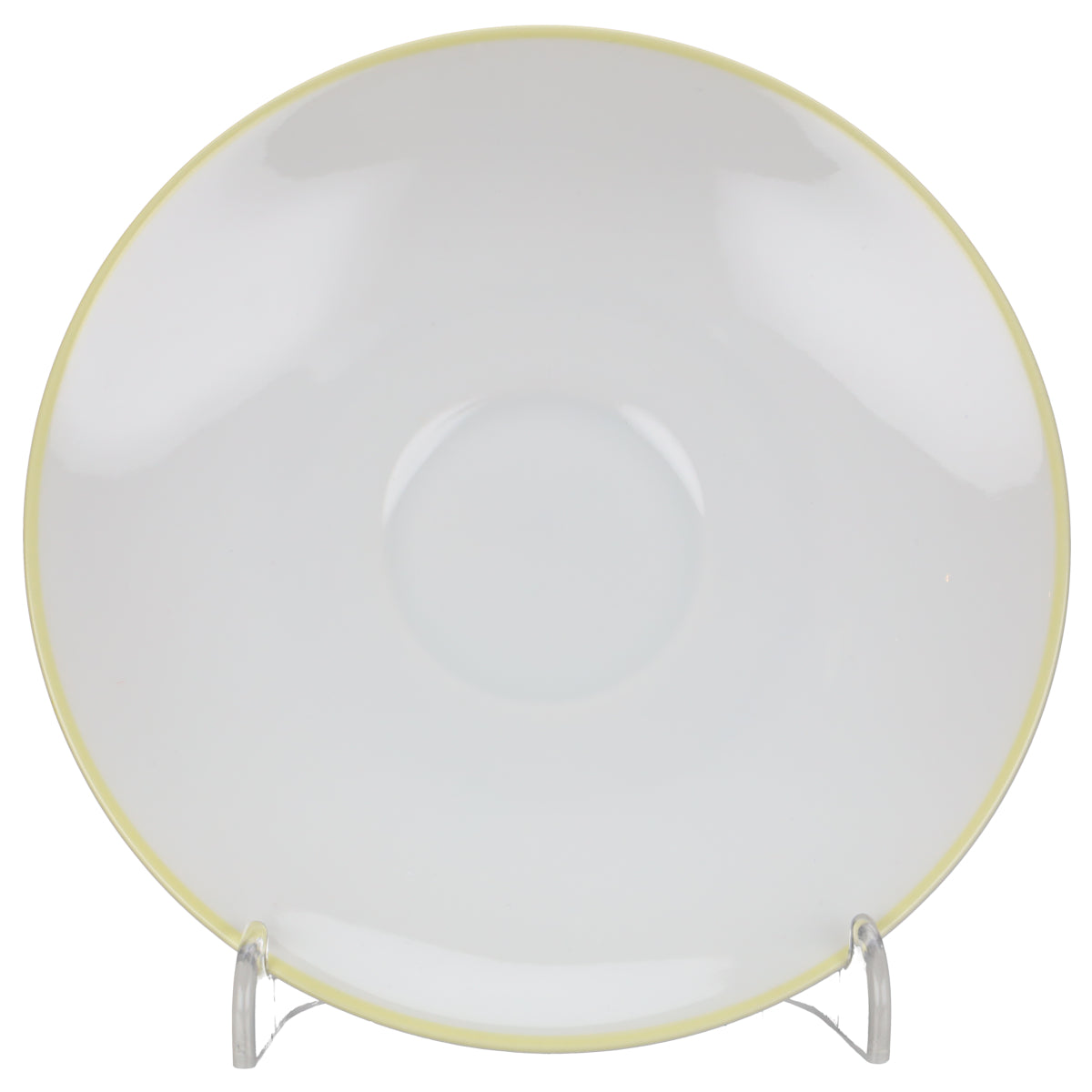 Untertasse für Kaffee gelb