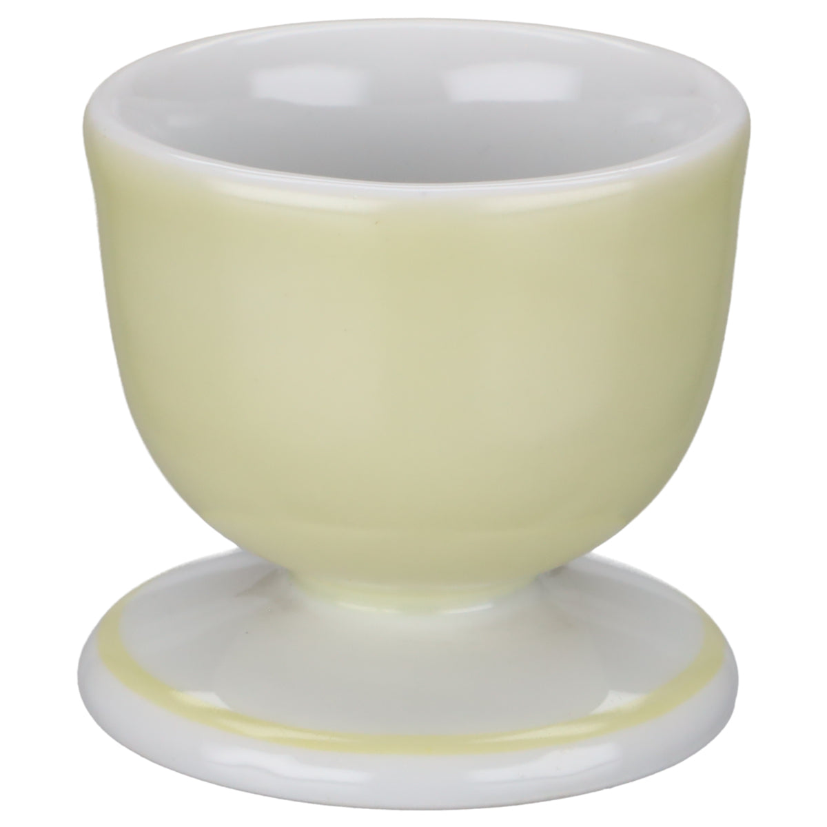 Eierbecher auf Fuß gelb