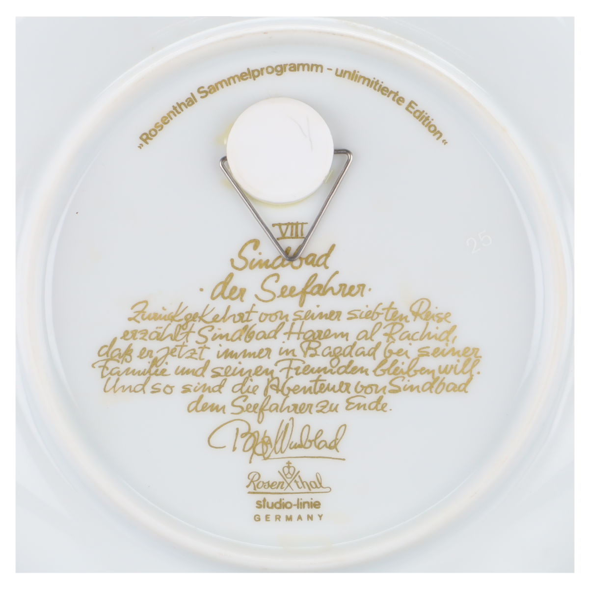 Wandteller Motiv VIII