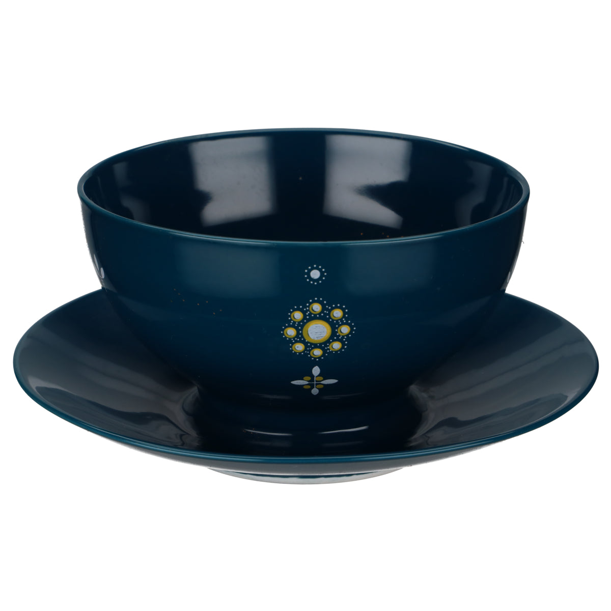 Sauciere mit Teller einteilig