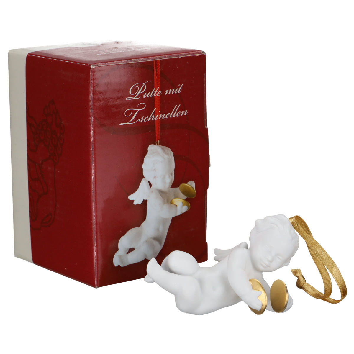 Engel mit Tschinellen Baumschmuck in OVP