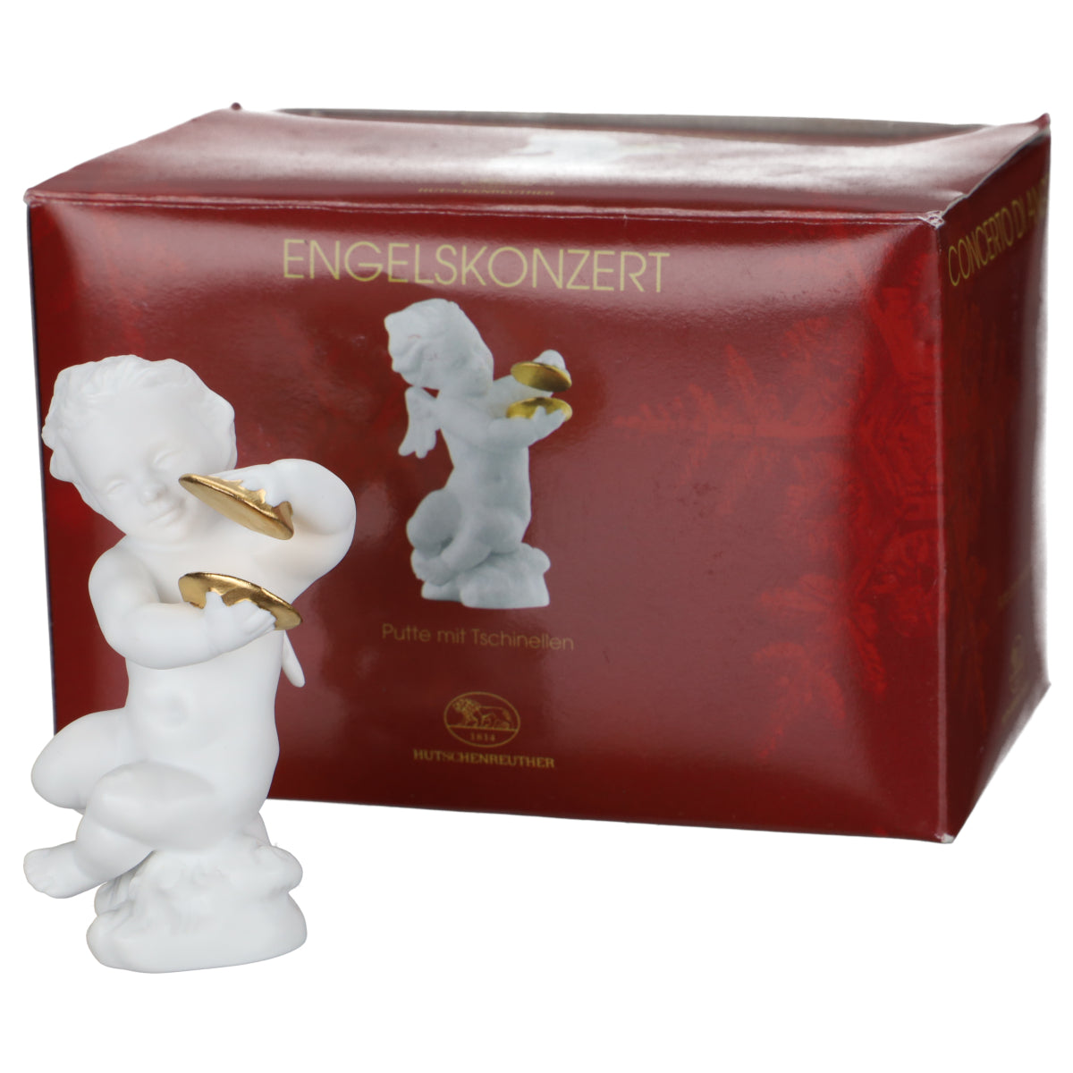 Figur Engel mit Tschinellen in OVP