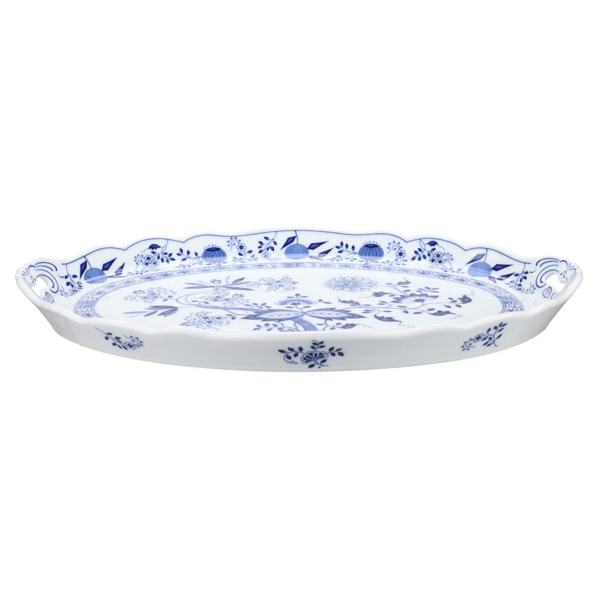 Tablett oval groß mit Griffen - RARITÄT