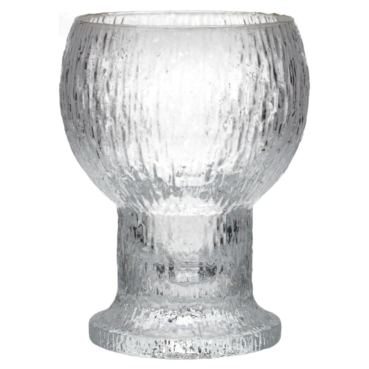 Pokal Glas auf Fuß