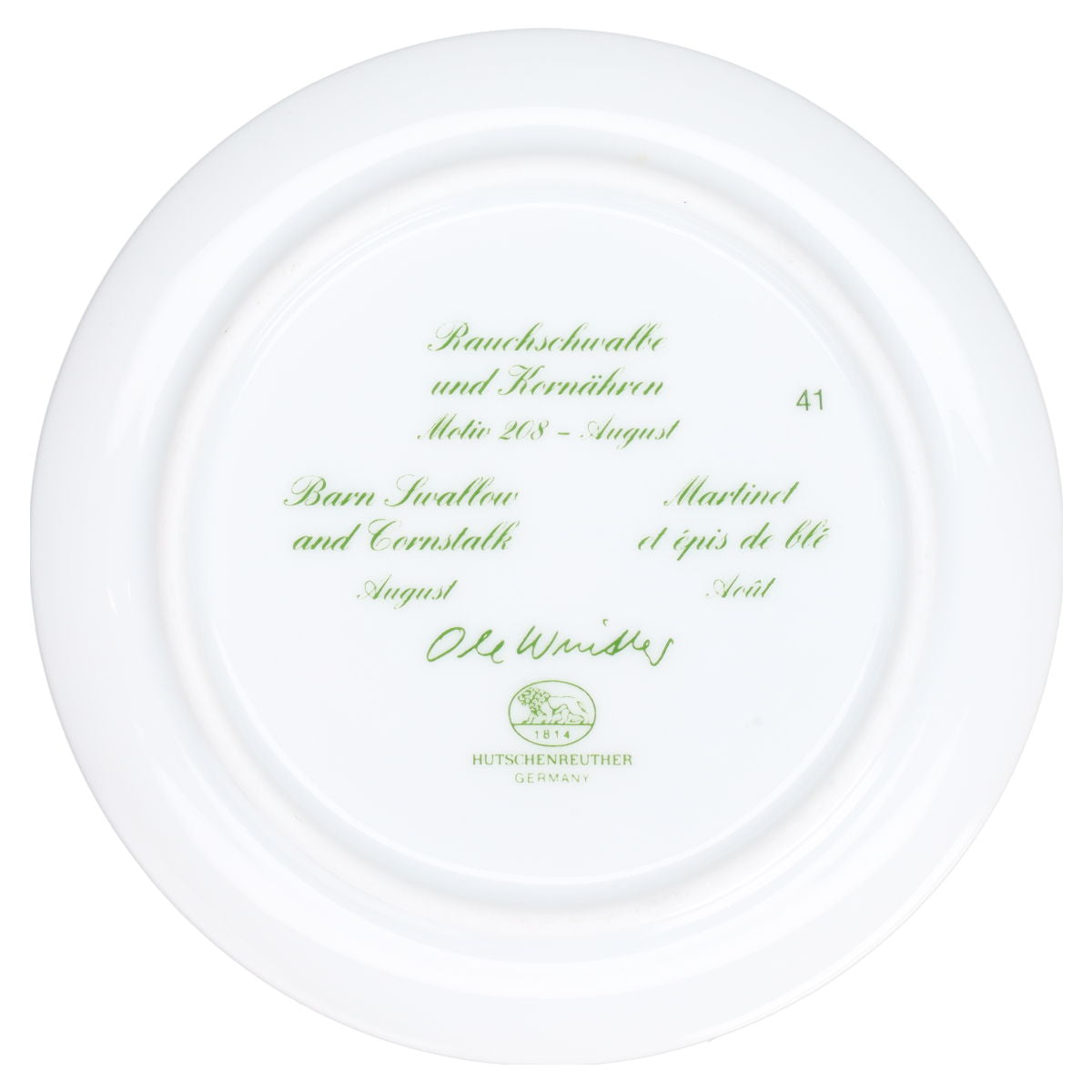 August Rauchschwalbe Motiv 208