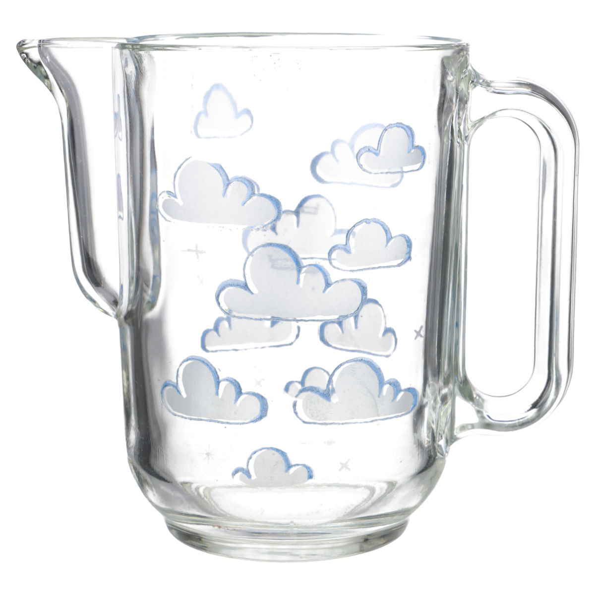 Krug Saftkrug Wasserkrug mit Wolken