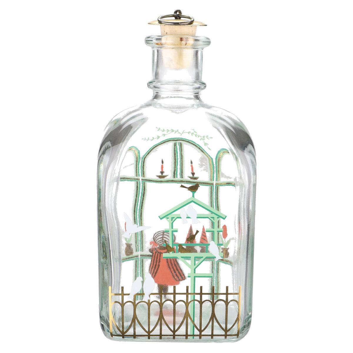 1987 Karaffe Weihnachtsflasche